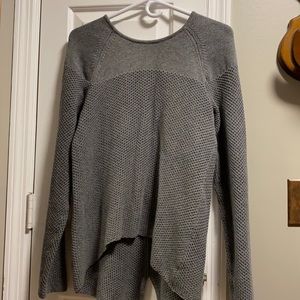 Gray sweater